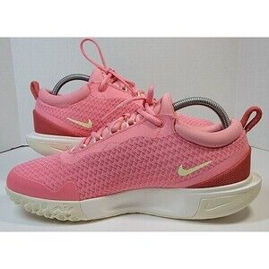 Nike Zoom Court Pro Tennis Shoes Women's 9 Coral Chalk/Barely Volt HC DV3285-601
